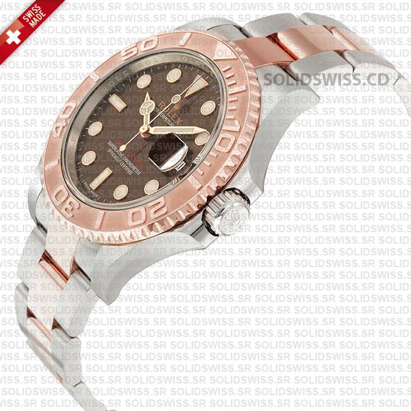 Rolex Yacht-Master Two-Tone Chocolate Dial Replica