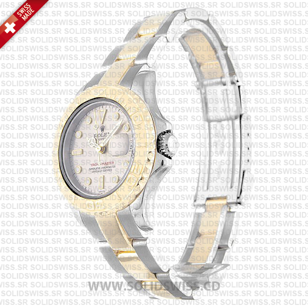 Rolex Yacht-Master 29mm Two-Tone Silver Dial Replica Watch