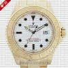 Rolex Yacht-Master 18k Yellow Gold White Dial 40mm Replica