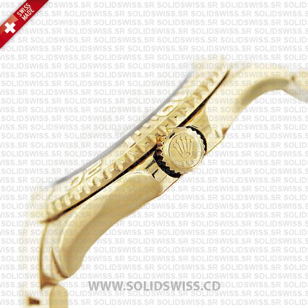 Rolex Yacht-Master 18k Yellow Gold White Dial 40mm