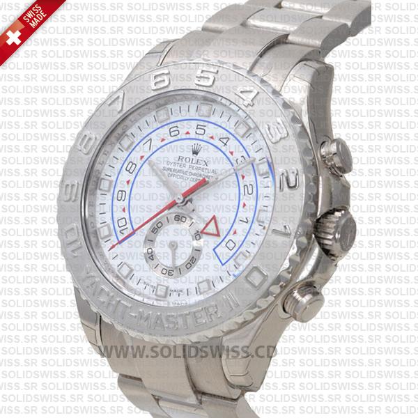 Rolex Yacht-Master II 18k White Gold Stainless Steel