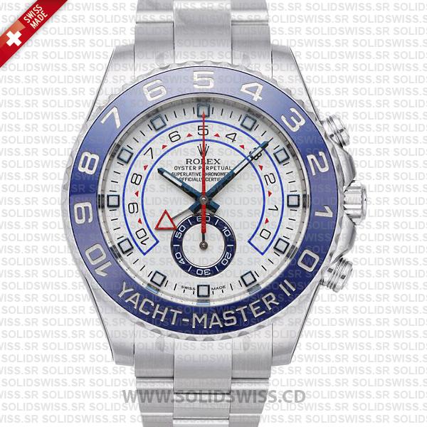 Rolex Yacht-Master II Stainless Steel 44mm | Swiss Replica