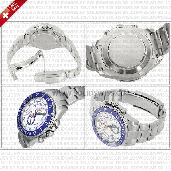 Rolex Yacht-Master II Stainless Steel White Dial