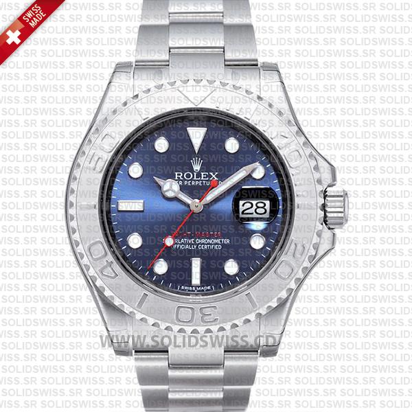 Rolex Yacht-Master Stainless Steel Blue Dial | Swiss Replica