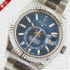 Rolex Sky-Dweller 18k White Gold Blue Dial Replica Watch