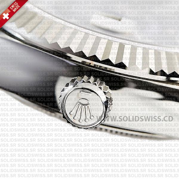 Rolex Sky-Dweller 18k White Gold Blue Dial Oyster Bracelet