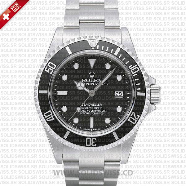 Rolex Sea-Dweller 40mm Date Black Dial | Swiss Made Replica