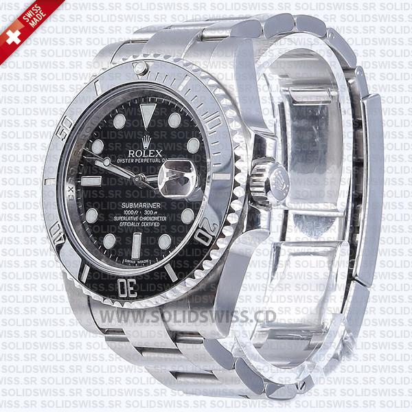 Rolex Sumbariner Steel Black Ceramic Swiss Replica