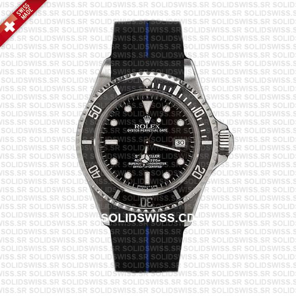 Rolex Rubber Strap 904L Stainless Steel Tang Buckle