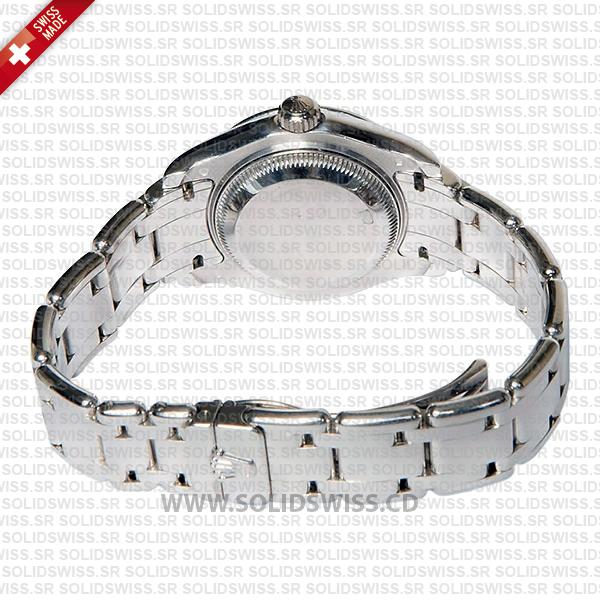 Rolex Pearlmaster 29mm 18k White Gold White Mother of Pearl Dial Diamond Markers/Bezel Swiss Replica