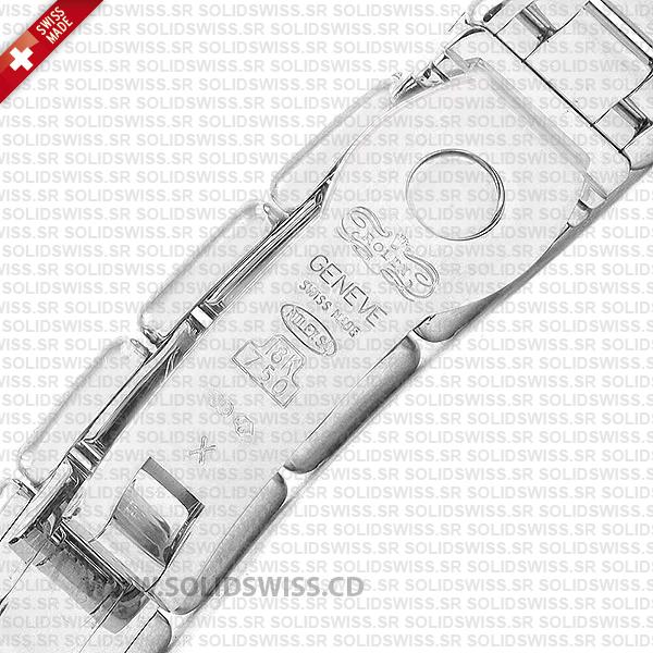 Rolex Lady Datejust Pearlmaster 18k White Gold Stainless Steel in Diamond Dial Diamond Bezel