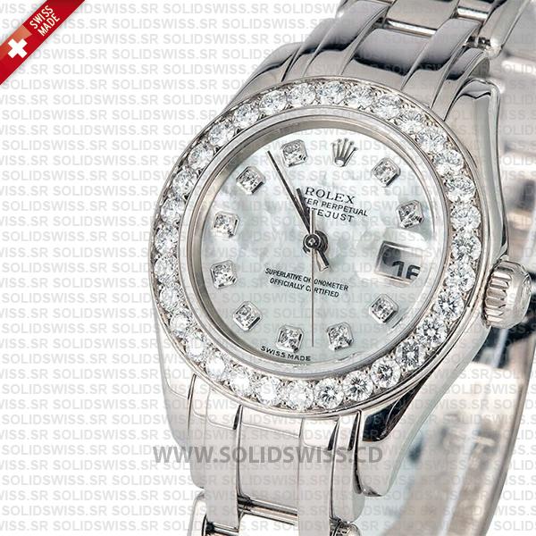 Rolex Lady Datejust Pearlmaster White Gold