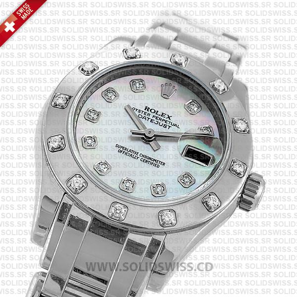 Rolex Datejust Pearlmaster 29mm Diamond Dial Replica