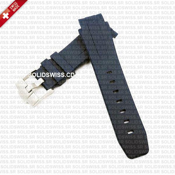 Rolex Rubber Strap Complete With 904L Stainless Steel Tang Buckle Solidswiss.cd
