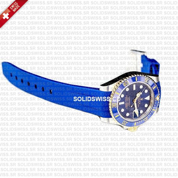 Rolex Rubber Strap Complete With 904L Stainless Steel Tang Buckle Solidswiss.cd