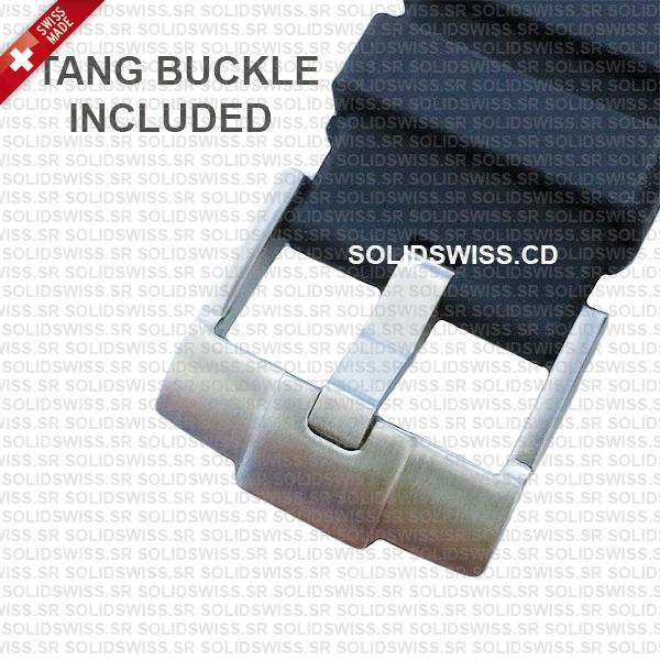 Rolex Rubber Strap Complete With 904L Stainless Steel Tang Buckle Solidswiss.cd