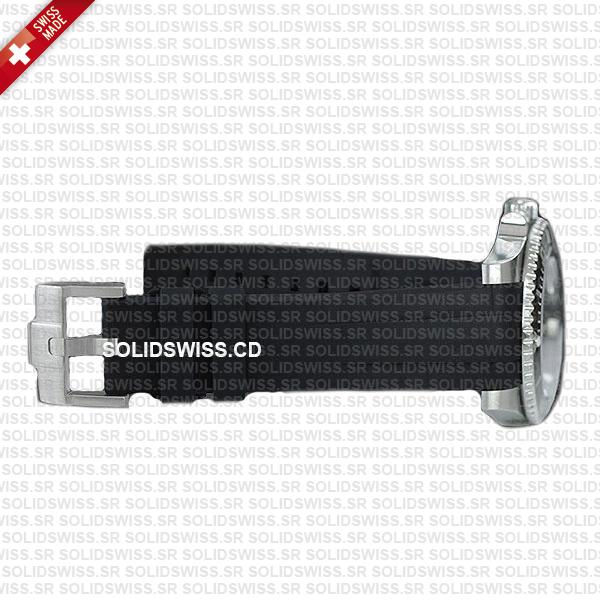 Rolex Rubber Strap Complete With 904L Stainless Steel Tang Buckle Solidswiss.cd