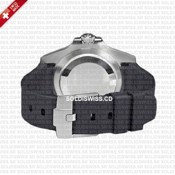 Rolex Rubber Strap Complete With 904L Stainless Steel Tang Buckle Solidswiss.cd