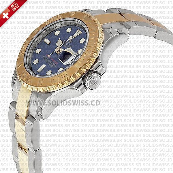 Rolex Yacht-Master Yellow Gold Blue Dial Two-Tone