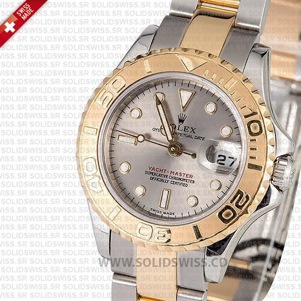Rolex Yacht-Master 29mm Two-Tone Silver Dial Replica