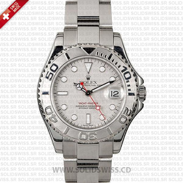 Rolex Yacht-Master 35mm Platinum Bezel | Solidswiss Replica