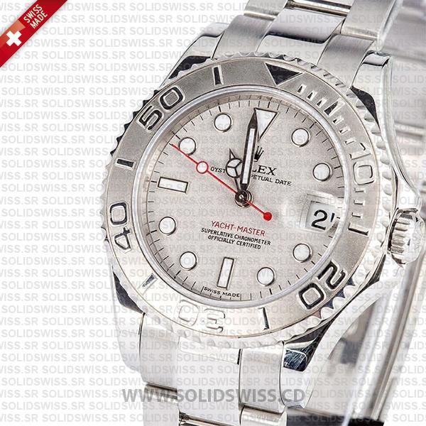 Rolex Yacht-Master 35mm Platinum Bezel Replica