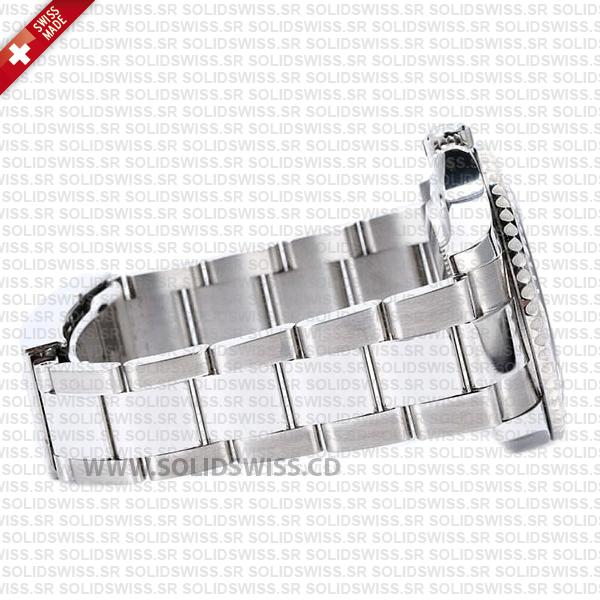 Ladies Rolex Yacht-Master Platinum 904L Stainless Steel Dark Rhodium Dial