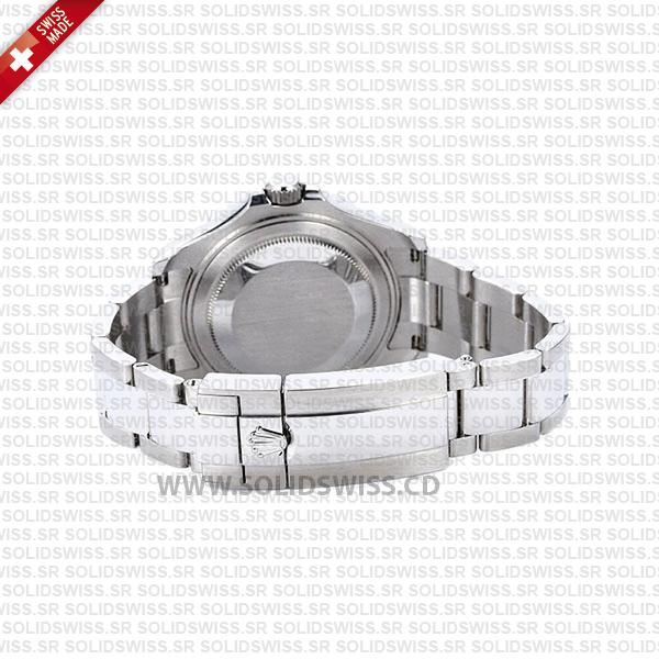 Rolex Yacht-Master Platinum Bezel Rhodium Dial 37mm Swiss Replica Watch