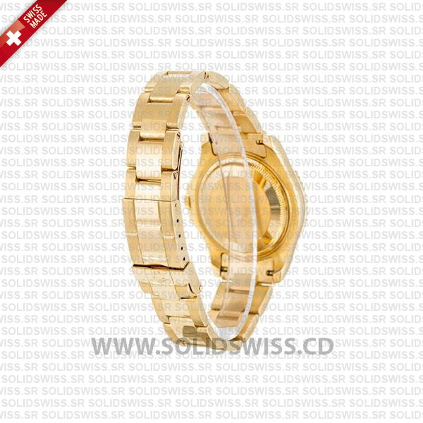 Rolex Yacht-Master 35mm 18k Yellow Gold Swiss Replica