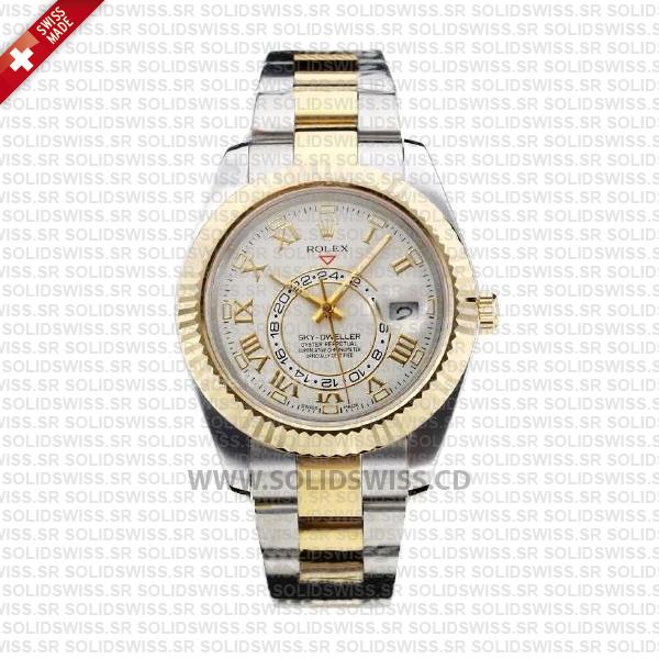 Rolex Sky-Dweller Two-Tone Yellow Gold 42mm Replica