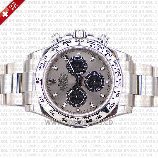 Rolex Oyster Perpetual Cosmograph Daytona 18k White Gold