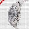 Rolex Daytona 18K White Gold Steel Dial 40mm Watch