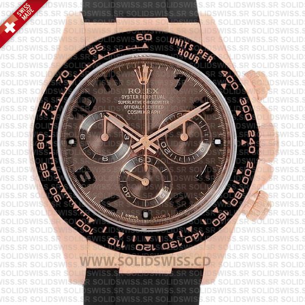 Rolex Cosmograph Daytona 18k Rose Gold Replica Watch