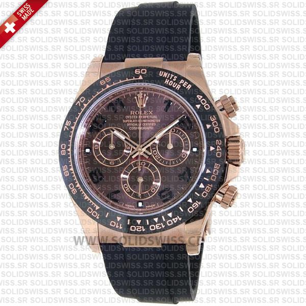 Rolex Cosmograph Daytona Oysterflex Rubber Band Bracelet 40mm