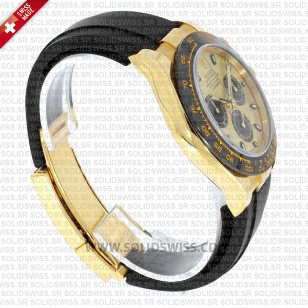 Rolex Oyster Perpetual Cosmograph Daytona 18k Yellow Gold Ceramic Bezel