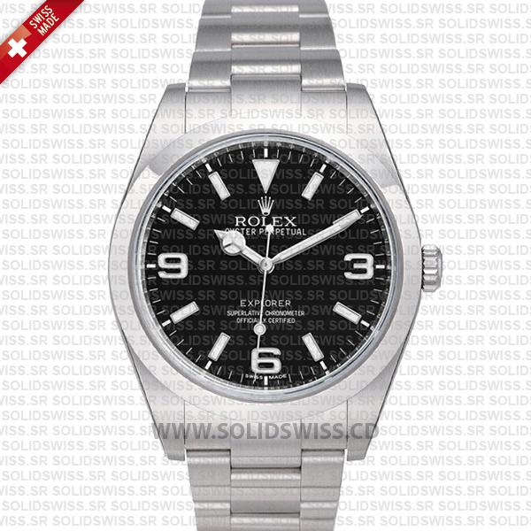 Rolex Explorer Baselworld 2016 Black Dial 39mm Replica Watch