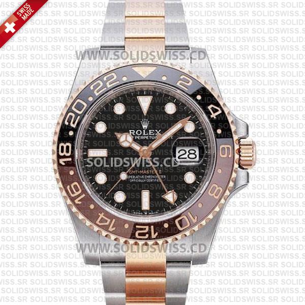 Rolex GMT-Master II Two Tone Rose Gold | Solidswiss Watch