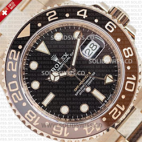 Rolex GMT-Master II Rose Gold 40mm Replica Watch