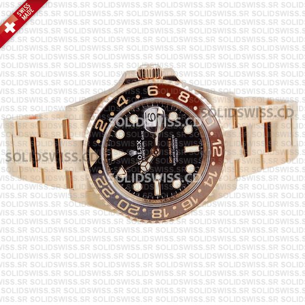 Rolex GMT-Master II 18k Rose Gold