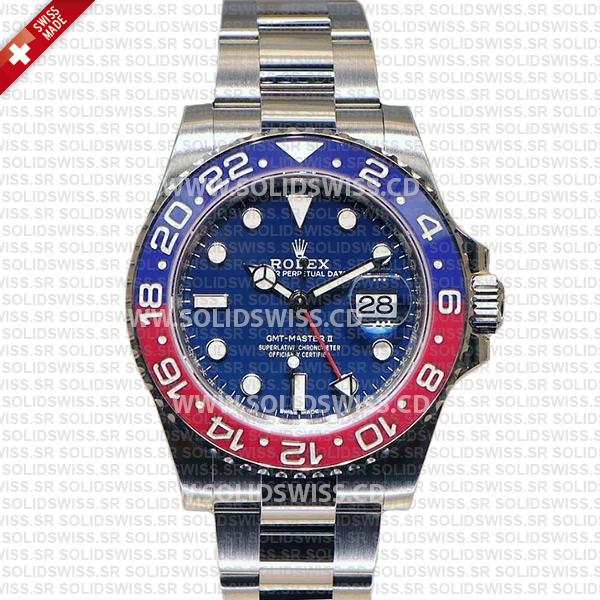 Rolex GMT-Master II Pepsi Red Blue Ceramic Bezel