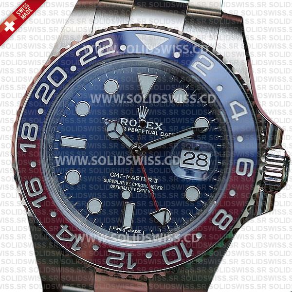Rolex GMT-Master II Pepsi White Gold Blue Dial