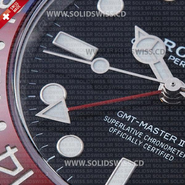 Rolex GMT-Master II Pepsi Black Dial