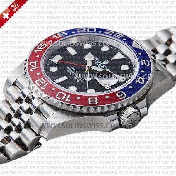 Rolex GMT-Master II Pepsi 40mm Red Blue Ceramic Bezel Swiss Replica Watch