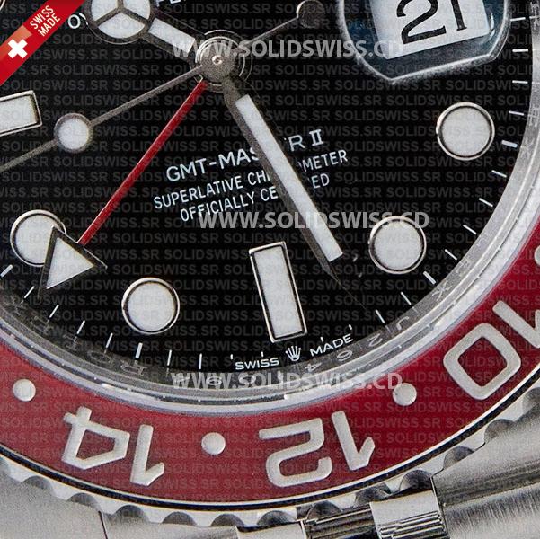Rolex GMT-Master II Pepsi Black Dial 40mm