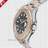 Rolex Yacht-Master Two-Tone Rose Gold Black Dial Replica