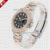 Rolex Yacht-Master Two-Tone Rose Gold Black Dial 40mm
