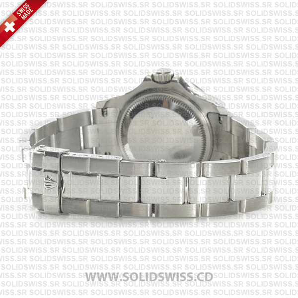 Rolex Yacht-Master 904L Steel Platinum 29mm Silver Dial Swiss Replica Watch