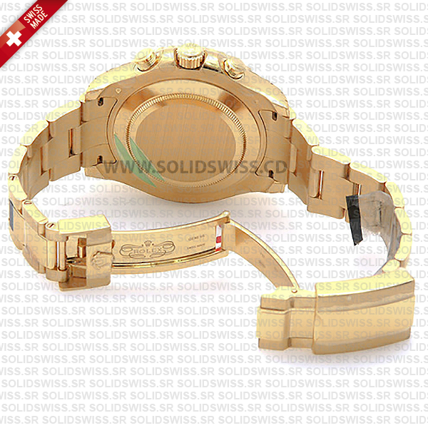 Rolex Yacht-Master II Gold White Dial 44mm Replica Watch