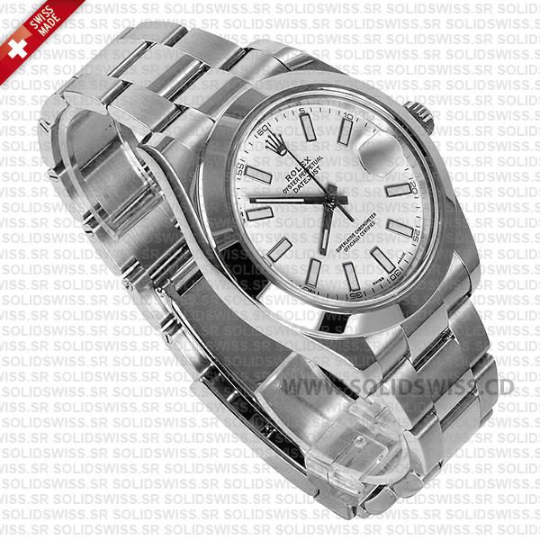 Replica Rolex Datejust II Steel White Dial 41mm