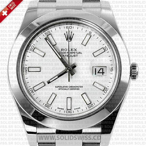 Rolex Datejust II 904L Steel White Dial